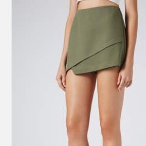 Topshop textured skort US 6